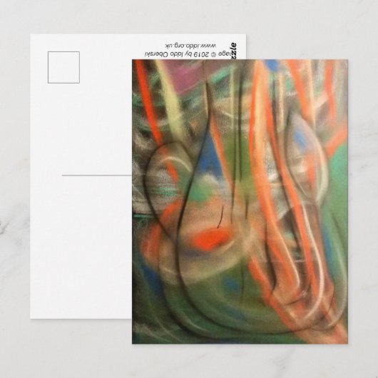 Herinnering aan het verleden briefkaart (Voorkant / Achterkant)