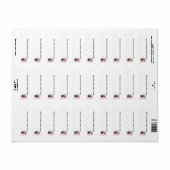 Herinnering aan Lola!! Etiket (Full Sheet)