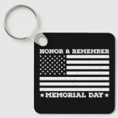 Herinnering aan Memorial Day Army Military Cool Da Sleutelhanger (Voorkant)