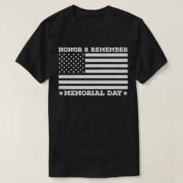 Herinnering aan Memorial Day Army Military Cool Da T-shirt