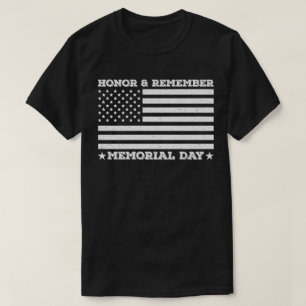 Herinnering aan Memorial Day Army Military Cool Da T-shirt