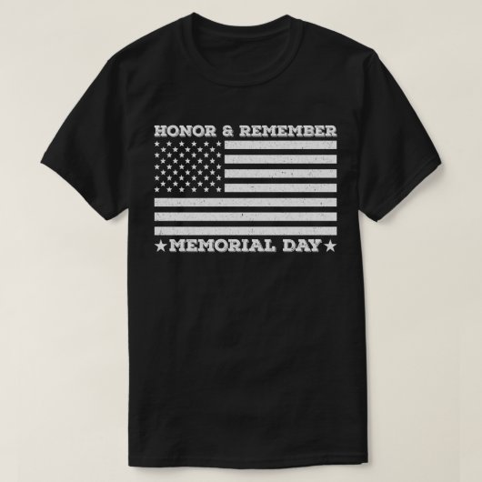 Herinnering aan Memorial Day Army Military Cool Da T-shirt (Design voorkant)