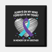 Herinnering aan mijn broer: zelfmoordbewustzijn Pr Magneet (Voorkant)