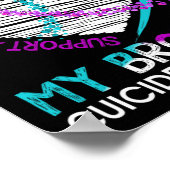 Herinnering aan mijn broer: zelfmoordbewustzijn Pr Poster (Hoek)