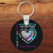 Herinnering aan mijn broer: zelfmoordbewustzijn Pr Sleutelhanger (Voorkant)