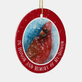 Herinnering aan mijn donortransplantatie Kerstmis Keramisch Ornament (Rechts)