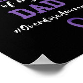 Herinnering Aan Mijn Vader Paarse Lint Overdosis B Poster (Hoek)