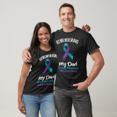 Herinnering aan mijn vader zelfmoordpreventie bewu t-shirt (Unisex)