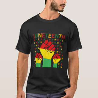 Herinnering aan mijn voorouders Zwarte Afro-Amerik T-shirt