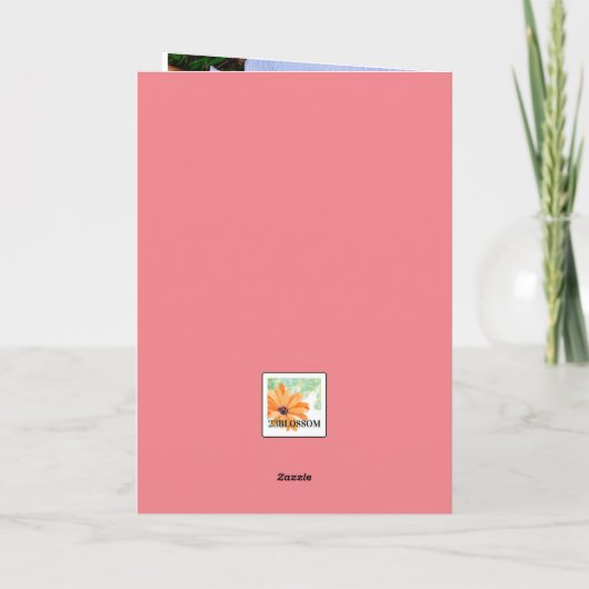 herinnering aan onbaatzuchtige MAM, moederdag roze Kaart (Achterkant)