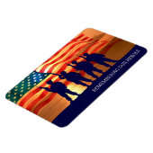 Herinnering aan onze helden. Military Magneet (Linkerzijde)