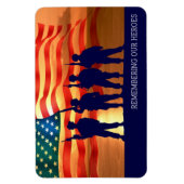 Herinnering aan onze helden. Military Magneet (Verticaal)