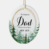 Herinnering aan pap Ornament kerstcadeautjes (Rechts)