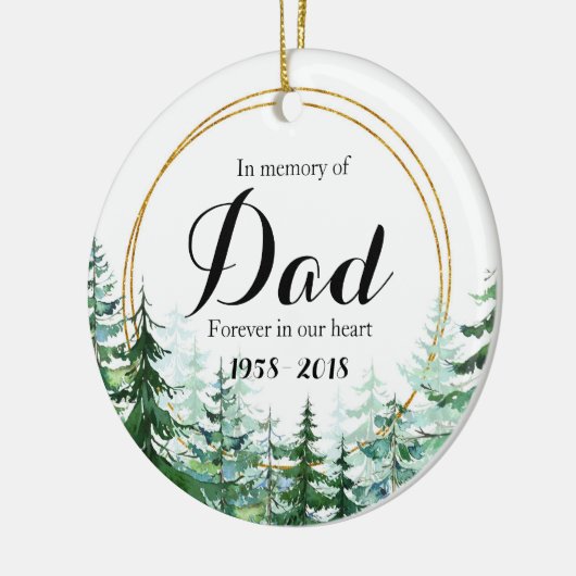 Herinnering aan pap Ornament kerstcadeautjes (Links)