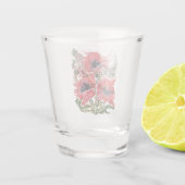 Herinnering aan papavers met Tommy Soldaten Shot Glas (Achterkant)