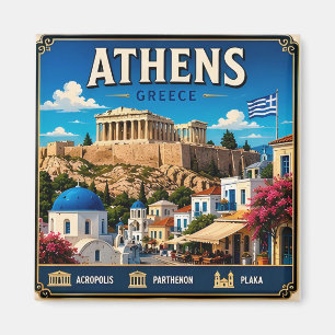 🧲 Herinnering aan reis naar Athene Griekenland vo Magneet