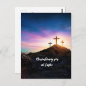 Herinnering aan u bij het paasbewerkbare Briefkaar Briefkaart (Voorkant / Achterkant)