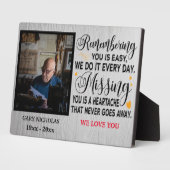 Herinnering aan uw gepersonaliseerde foto van het fotoplaat (Zijkant)