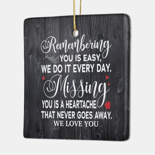 Herinnering aan uw gepersonaliseerde foto van het  keramisch ornament (Links)