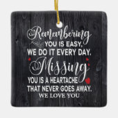 Herinnering aan uw gepersonaliseerde foto van het  keramisch ornament (Voorkant)