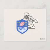 Herinnering aan Vikingen Rookie CB Khyree Jackson Briefkaart (Achterkant)