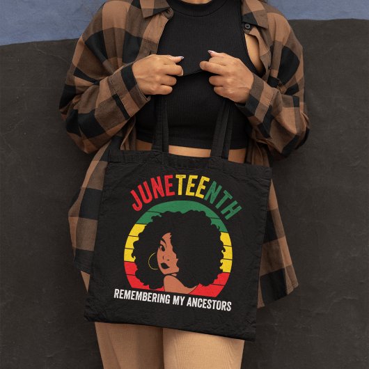 Herinnering aan voorouders Juneteenth Tote Bag