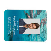 Herinnering Aandenken Dolfijnen Onderwater Oceaan Magneet (Horizontaal)