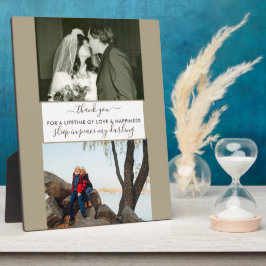 Herinnering Aangepast 2 Fotobeige bruin Fotoplaat