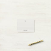 Herinnering: Adem | Aanpasbaar Initieel Schrift Post-it® Notes (Op bureau)