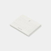 Herinnering: Adem | Aanpasbaar Initieel Schrift Post-it® Notes (Schuin)