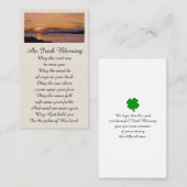 Herinnering Afbeelding Sympathie Card Visitekaartje (Voorkant / Achterkant)