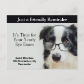 Herinnering afspraak optometrist briefkaart (Voorkant)