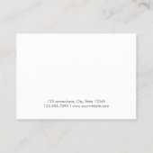 Herinnering benoeming Modern Silver Glitter Afsprakenkaartje (Achterkant)