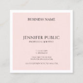 Herinnering benoeming Salon Studio Trendy Plain Afsprakenkaartje (Voorkant)