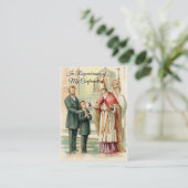 Herinnering Bevestiging van de Heilige Kaart van d Visitekaartje (Staand voorkant)