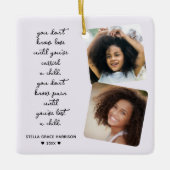 Herinnering Bewaar verlies van kinderfoto's Keramisch Ornament (Voorkant)