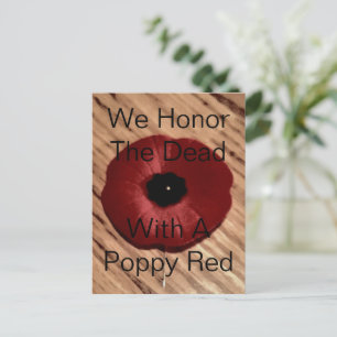 Herinnering Dag Poppie Briefkaart