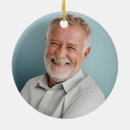 Herinnering Dankbare Herinneringen Citaat Groen Fo Keramisch Ornament (Achterkant)