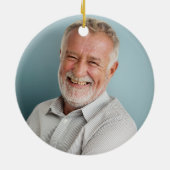 Herinnering Dankbare Herinneringen Citaat Groene F Keramisch Ornament (Achterkant)