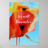 Herinnering die we ons zullen herinneren aan de ro poster (Voorkant)