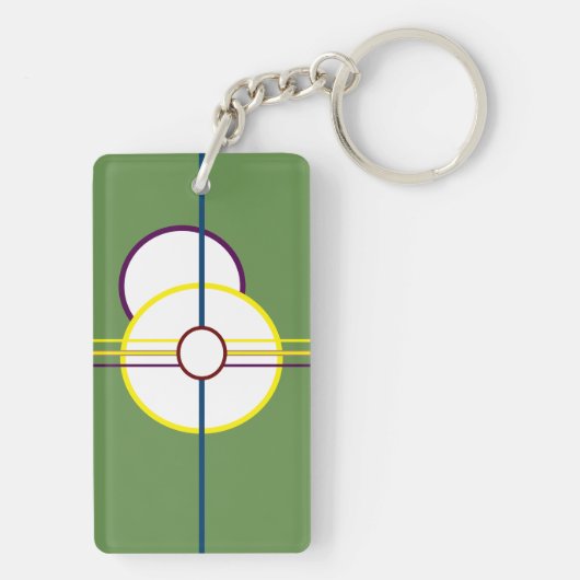 "Herinnering" dubbelzijdig acrylhoudend Sleutelhan Sleutelhanger (achterkant)