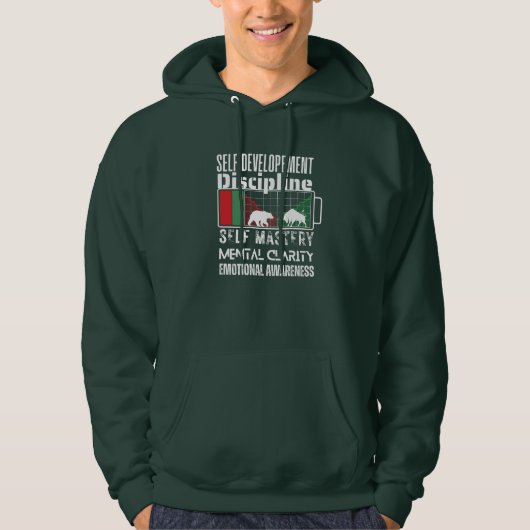 Herinnering en motivatie | Forex mentaliteit Hoodie (Voorkant)