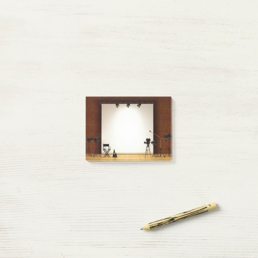 Herinnering filmdatum post-it® notes (Op bureau)