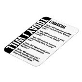 Herinnering financiële zorgdoelstellingen aanpasse magneet (Linkerzijde)