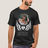 Herinnering Foto & Angel Wings Memorial T-shirt (Voorkant)