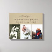 Herinnering foto collage Neutral Sleep in vrede Canvas Afdruk (Voorkant)