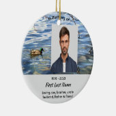 Herinnering Geschenk Meer Eenden Vogels Keramisch Ornament (Rechts)