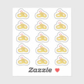 Herinnering jubileumdatum trouwringen planner sticker (Vel)