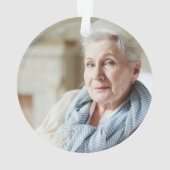 Herinnering Kerstmis In De Hemel Foto Acryl Ornament (achterkant)