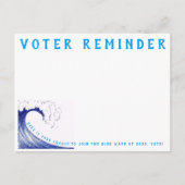 Herinnering kiezer. Briefkaart (Voorkant)